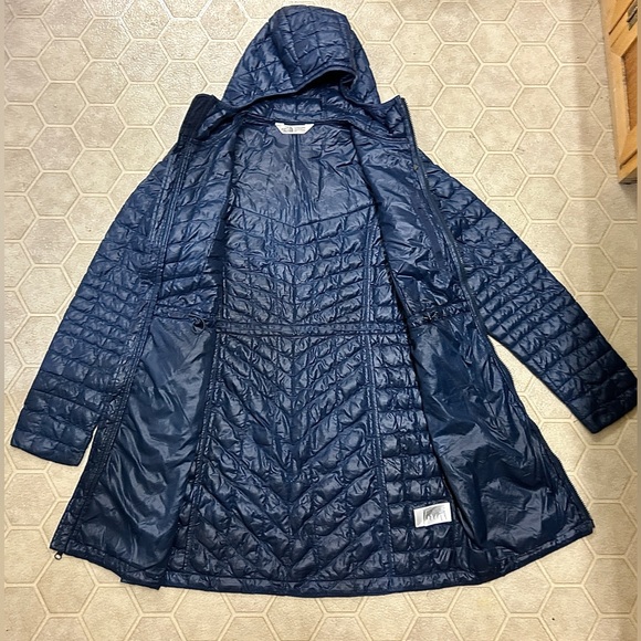 Women’s Small Petite North Face Hooded Eco Parka Packable Puffer Jacket - Picture 1 of 16